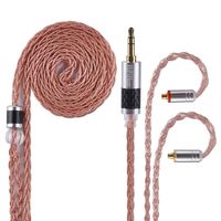 MMCX Replacement Cable,HifiHear 8 Core Copper Alloy Cable Sound Quality Improvement Balanced Replacement Earphones Cable for 3.5mm Plug for Shure UE900 SE315 SE846 SE535 f9 LZ A4 A5(mmcx 3.5mm)