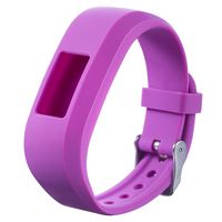 HYWRDYB Colorful Replacement Bands for Garmin Vivofit JR/Vivofit 3,Soft Silicone Straps Wristbands for Kids with Secure Watch Buckle(fits 5.0~7.05 inch Wrists) (Purple)