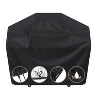 SARCCH Grill Cover,58- inches BBQ Special Grill Cover, Waterproof,UV and Fade Resistant, Durable and Convenient, Black，Fits Grills of Weber Char-Broil Nexgrill Brinkmann and More,