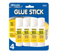 BAZIC 8g / 0.28 Oz. Small Glue Stick (4/Pack), Case of 144 (2042-144)