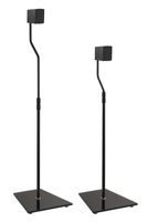 AVF EAK85B-A Speaker Floor Stands, Black Glass Base (Set of 2), Black