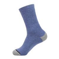 Enerwear 10P Pack Men's Cotton Moisture Wicking Extra Heavy Cushion Crew Socks (10-13/shoe size 6-12 (10 Pair), Cowboy Blue)
