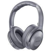 Mpow Active Noise Cancelling Headphones, [2019 Upgraded] H17 Bluetooth Headphones Over Ear with Quick Charge, Soft Genuine Protein Earpads, Hi-Fi Deep Bass, CVC 6.0 Mic, 30H Playtime for TV/Travel
