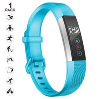 sunyfeel Replacement Bands Compatible for Fitbit Alta HR and Alta, Fashion Sports Silicone Personalized Bracelet with Metal Clasp for Alta HR/Alta