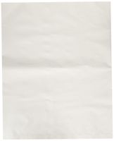 Bauxko 12" x 15" Flat Poly Bags, White, 100-Pack (xPB534W-100)