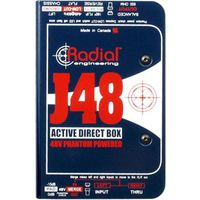 Radial J48 MK2 48V Phantom Power Active Direct Box