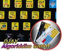 DJAY KEYBOARD STICKERS