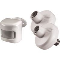 Heath Zenith SL-6026-WH-A Wireless Command Motion Activated Lamp Socket Control
