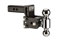 B&W Trailer Hitches TS10033B Tow & Stow 3in Drop 3.5in Rise 2x2 5/16 in Dual Ball Size Hitch