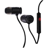 Munitio NINES Tactical Earphones with 1 Button Universal Mic Control - Black