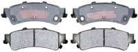 ACDelco 14D792CH Advantage Ceramic Rear Disc Brake Pad Set with Hardware