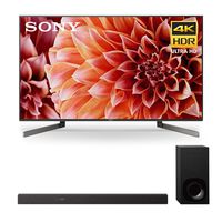 Sony XBR-65X900F 65" BRAVIA 4K Ultra HD HDR Smart TV and HT-Z9F 3.1-Channel Dolby Atmos Sound Bar with Subwoofer