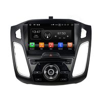 KUNFINE Android 9.0 Otca Core 4GB RAM Car DVD GPS Navigation Multimedia Player Car Stereo for Ford Focus 2015 2016 Radio Headunit Steering Wheel Control Bluetooth Free Map