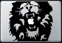 Lion Roar - Sticker Decal MacBook, Air, Pro All Models.