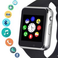 Smart Watch Phone Smartwatch with SIM Card Slot Camera Pedometer Text Call Notifications Compatible with Android Samsung LG Sony and iPhone (Partial Functions) for Men Women Teens