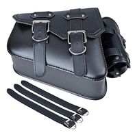 Motorcycle Solo Saddle Bag and Pannier Storage Compatible with Harley Sportster XL883 XL1200 (Left Side)