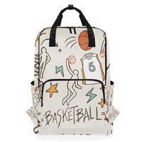 Cartoon Basketball Star Anime Backpack School Travel Daypack Laptop College Bookbag 14 Inch Doctor Bag