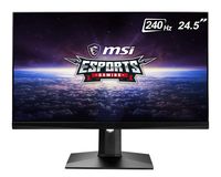 MSI 24.5" FHD (1920 x 1080) Non-Glare with Super Narrow Bezel 240Hz 1ms 16:9 HDMI/DP/USB Height Adjustment G-Sync Compatible IPS Gaming Monitor (OPTIX MAG251RX)