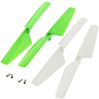 Traxxas LaTrax Alias Quadcopter 2 Green & 2 White Rotor Blades & Screws Prop