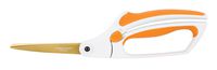 Fiskars 12-71787097J Titanium Easy Action Scissors, 10 Inch, Orange and White