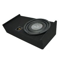 Compatible with 2009-2015 Ford F-150 Super Crew Truck Harmony F124 Single 12" Sub Box Enclosure
