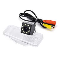 aSATAH 8 LED Car Rear View Camera for Hyundai Santa Fe/Hyundai ix45/Hyundai Maxcruz/KIA Carens RP MK3/KIA Rondo RP & Waterproof and Shockproof Reversing Backup Camera (8 LED)