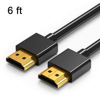 KINPS HDMI Cable 4K High Speed Cord (6ft/1.8m-PVC)