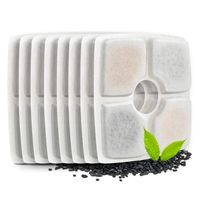 Veken 8 Pack Replacement Filters for Automatic Pet Fountain Cat Water Fountain Dog Water Dispenser