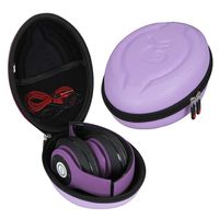 Hermitshell Hard EVA Travel Case for iJoy Matte Rechargeable Wireless Bluetooth Foldable Over Ear Headphones (Violet)