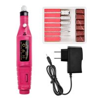 LANGMAN Electric Micro Engraver Pen Mini DIY Vibro Engraving Tool Kit (Hot Pink)