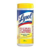 Lysol Disinfecting Wipes, Lemon & Lime Blossom, 35ct (Pack of 4)
