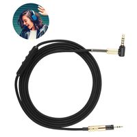 Tosuny Audio Cable, 3.5mm Elbow Male to 2.5mm Straight Male Extension Audio Cable, Headphone Conversion Cable, Compatible with Most Devices on The Market