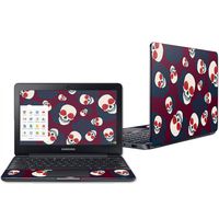 Mightyskins Skin Compatible with Samsung Chromebook 3 11.6" - Skulls N Roses | Protective, Durable, and Unique Vinyl Decal Wrap Cover | Easy to Apply, Remove, and Change Styles | Made in The USA
