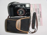 Canon, Inc. Canon Sure Shot 85 Zoom 35mm Film Camera w/Canon Zoom Lens 38-85mm Lens (Black Color)