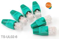 CablesOnline 6-Pack 10/100 4-Pair Ethernet Green Loopback Plugs, TS-UL02-6