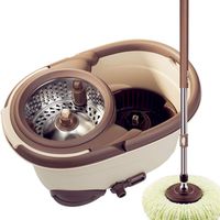 Microfiber Mop Stainless Steel 360° Rotary Mop With Bucket Set Cleaning Kit For Floor Cleaning