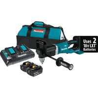 Makita XAD03PT 18V X2 LXT Lithium-Ion (36V) Brushless Cordless 1/2" Right Angle Drill Kit (5.0Ah)