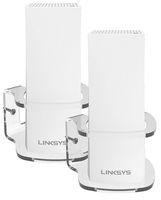 MYRIANN Wall Mount Bracket Wall Mount Stand Holder(2 Pack) for Linksys Velop Tri-Band Whole Home WiFi Mesh System,Clear