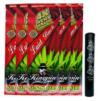 Herb Airtight Tube Pocket Protector with Kingpin Laid Back Hemp Wraps 5 Count DC Crafts Nation- Ganesha