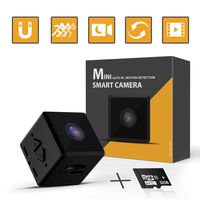 Mini Spy Camera Wireless Hidden, ehomful 1080P Full HD Cop Spy Cam Body Camera, Security Nanny Cam Night Vision Motion Activated for Home,Car,Office Indoor Outdoor, 32GB SDHC Memory Card with Reader