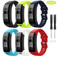 Younsea Compatible Garmin Vivosmart HR Watch Band, Accessories Adjustable Soft Silicone Replacement Wrist Watch Strap Designed for Garmin Vivosmart HR Smart Sport Watch(NO for Vivosmart HR+) (D)