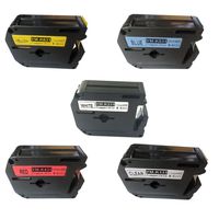 NEOUZA Compatible for Brother Label Tape 12mm Combo Set 5 Packs P-Touch MK131 MK231 MK431 MK531 MK631 (M-K131 M-K231 M-K431 M-K531 M-K631)