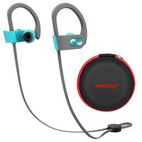 Mpow Flame Upgraded Bluetooth Headphones with Case, IPX7 Waterproof Wireless Earphones Sport W/Mic, 7-9 Hrs Playtime, in-Ear Wireless Earbuds W/Rich Bass & HiFi Stereo, Running Headphones, Green