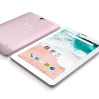 2019 Upgrade - YUNTAB 7 inch 3G Unlocked Android Tablet Smartphone, Support Dual SIM Cards, 1.3 GHz Quad Core Processor, 1GB RAM 16G ROM, with WiFi, GPS and Dual Camera(Rose Gold)