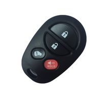 Replacement Keyless 4 Buttons Smart Key Fob Shell and Button Pad for 2005 2006 2007 2008 Toyota Avalon Solara (Only Key Shell)