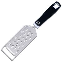 K Basix Coarse Cheese Grater & Shredder - Stainless Steel - Razor Sharp Blades - Medium Shred - Ideal Hand Grater for Hard Fruit, Root Vegetables, Nuts, Parmesan Cheese & More!