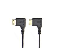 CMR UltraFlex 31 Inch 4k Mini Right Angle Hdmi Male to Mini Right Angle Hdmi Male Cable. 90 Degree Cable for Gimbals, Drones, Videography, DSLR Cameras