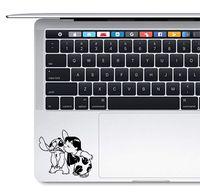 Lio Kissing Stitch Vinyl Decal Sticker for Laptop MacBook trackpad Sometimes The Right Path is not The easies one