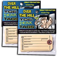 Hollywood Effects Over The Hill Toe / Drink Tags 2-Pack