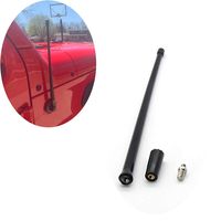 RED WOLF for Jeep Liberty 2002-2007 Off-Road Short Antenna Mast 13 inch Rubber Replacement AM/FM Reception